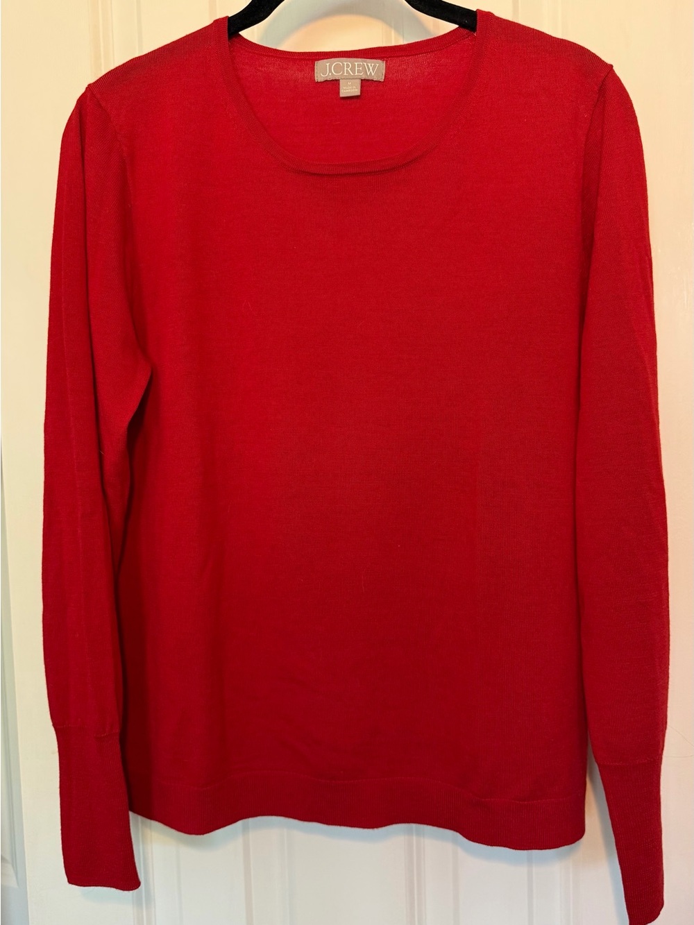 J. Crew Red Women's Crewneck Sweater